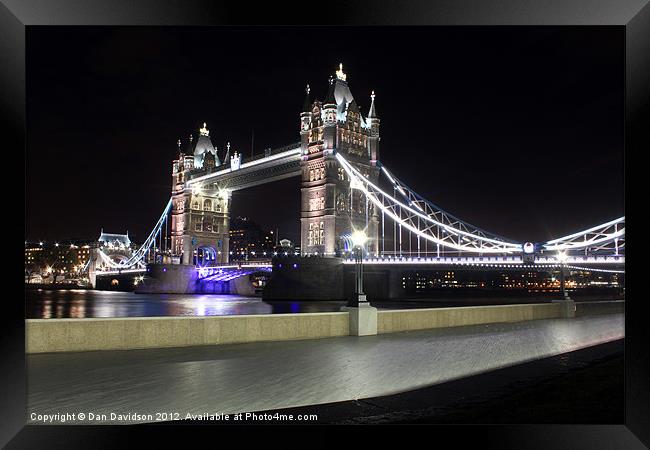 Tower Bridge not London Bridge Framed Print by Dan Davidson