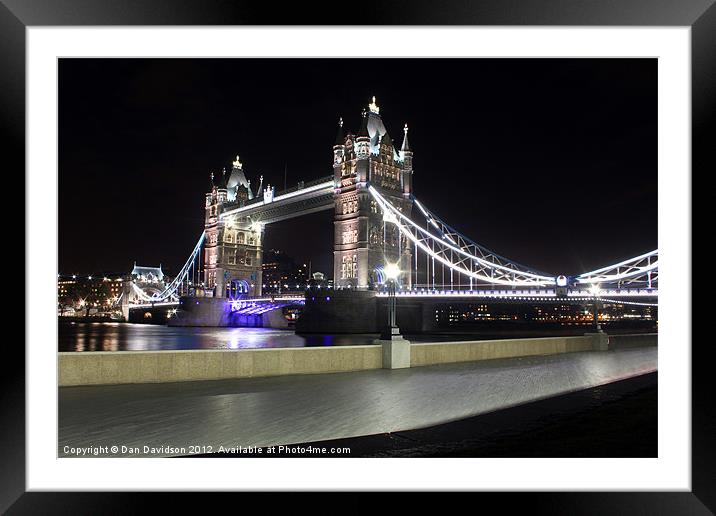 Tower Bridge not London Bridge Framed Mounted Print by Dan Davidson