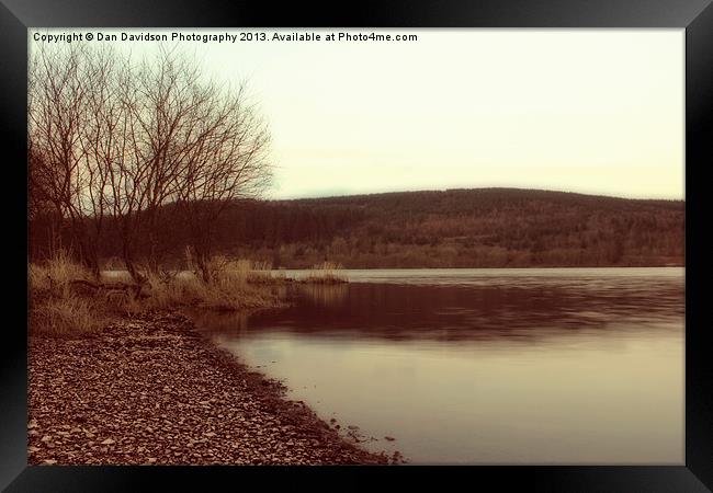 Llwyn Onn Reservoir Framed Print by Dan Davidson