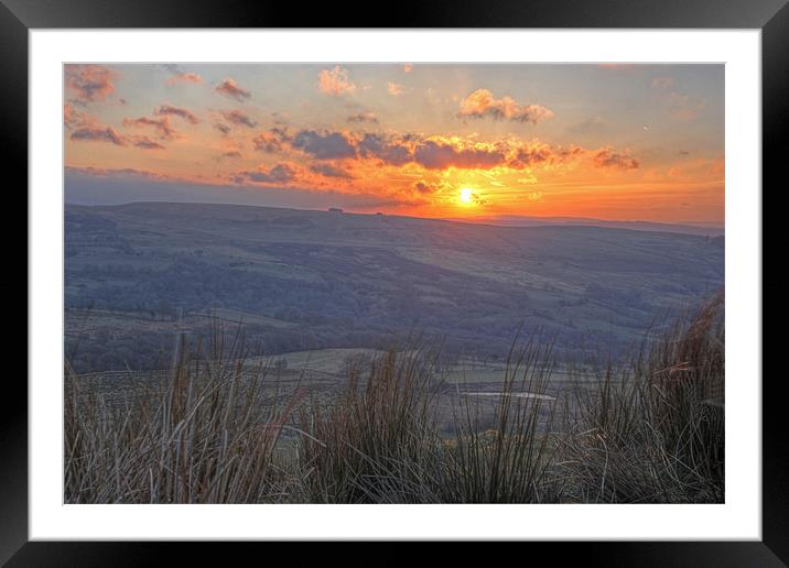 Sunrise over Wales Framed Mounted Print by Dan Davidson