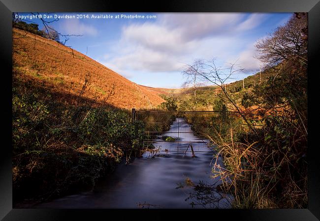 Lliw Valley Framed Print by Dan Davidson