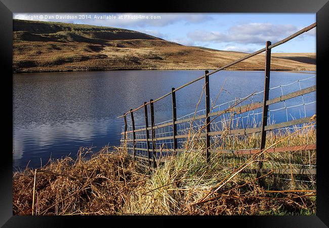 Upper Lliw Framed Print by Dan Davidson