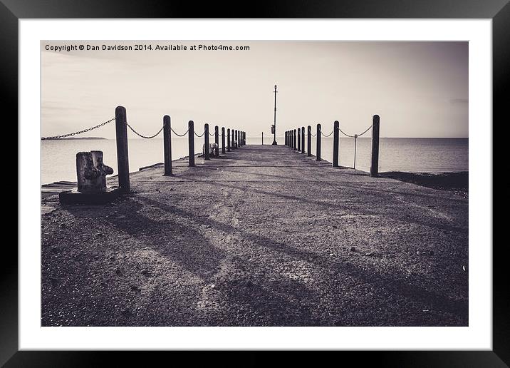  Whitstable Harbour Wall Framed Mounted Print by Dan Davidson