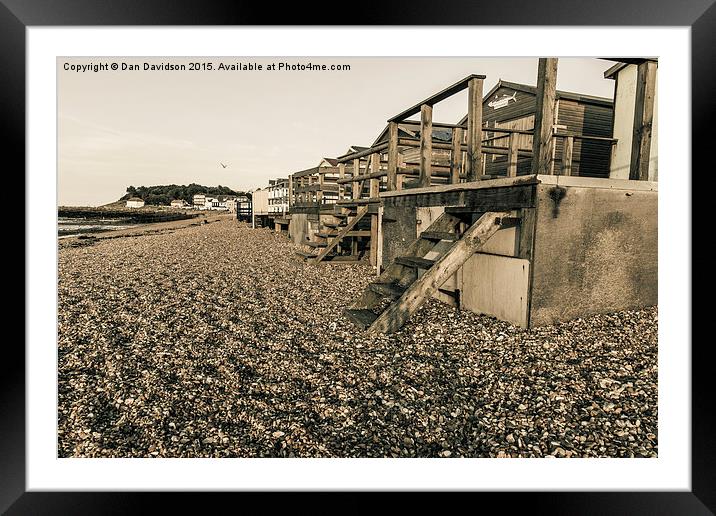  Whitstable Seafront Framed Mounted Print by Dan Davidson