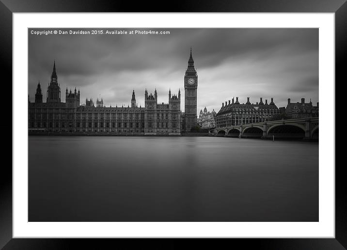  London Big Ben Framed Mounted Print by Dan Davidson