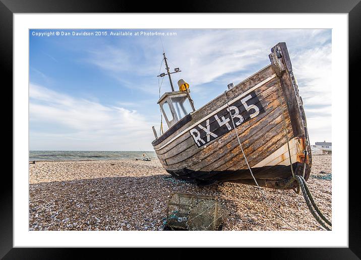 RX435 at Dungeness Framed Mounted Print by Dan Davidson