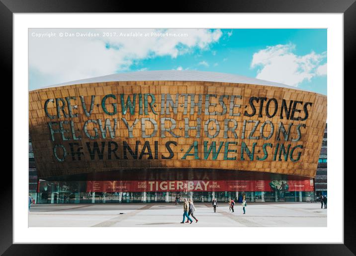 These Stones Framed Mounted Print by Dan Davidson