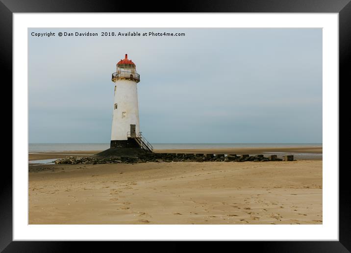 Point of Ayr Framed Mounted Print by Dan Davidson