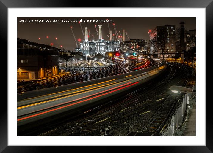 London City Nights Framed Mounted Print by Dan Davidson