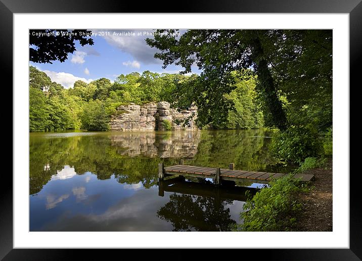 Secret Labyrinth Framed Mounted Print by Wayne Shipley