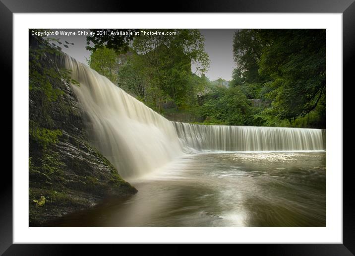 Walzing Waters Framed Mounted Print by Wayne Shipley