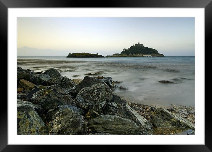 St Michael's Mount Framed Mounted Print by R K Photography