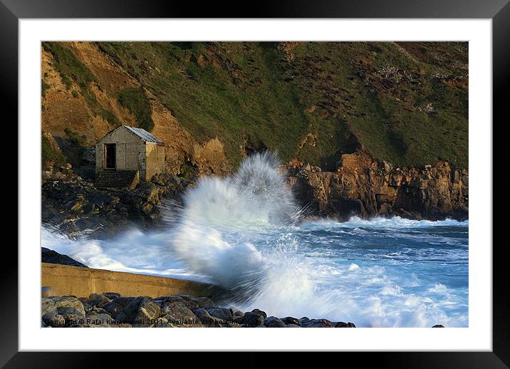 Cape Cornwall Framed Mounted Print by R K Photography