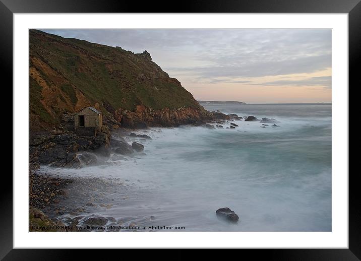 Cape Cornwall Framed Mounted Print by R K Photography