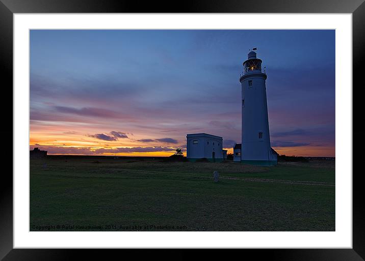 Hurst Point Lighthouse Framed Mounted Print by R K Photography