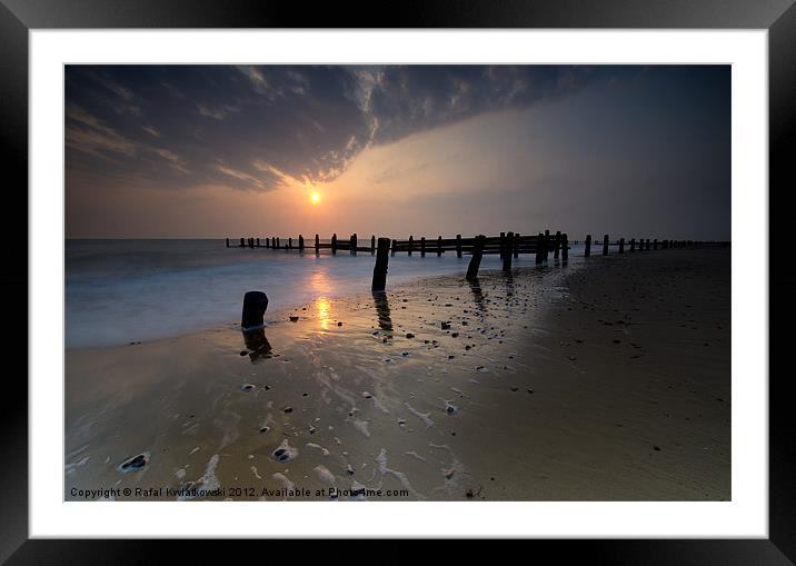 Happisburgh Framed Mounted Print by R K Photography