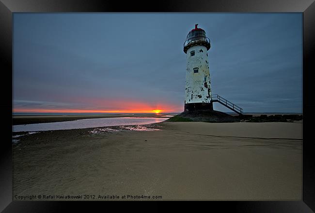 Talacre lighthouse Framed Print by R K Photography