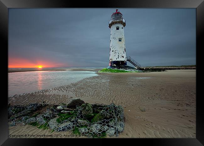 Talacre lighthouse Framed Print by R K Photography