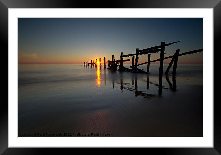 Happisburgh-Norfolk Framed Mounted Print by R K Photography
