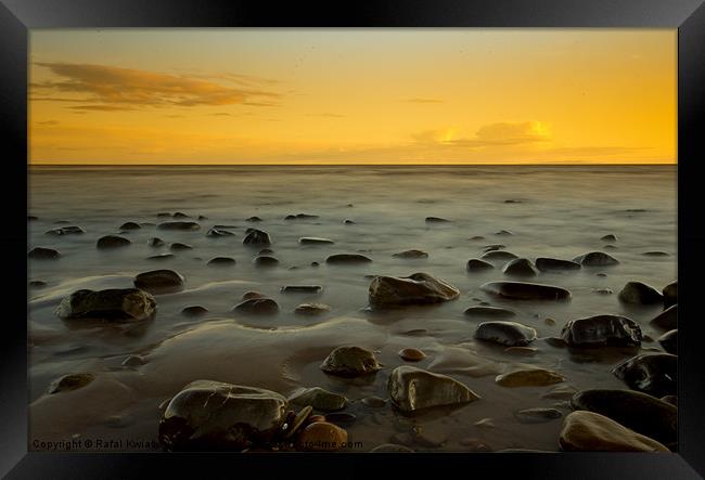 St. Bees sunset Framed Print by R K Photography