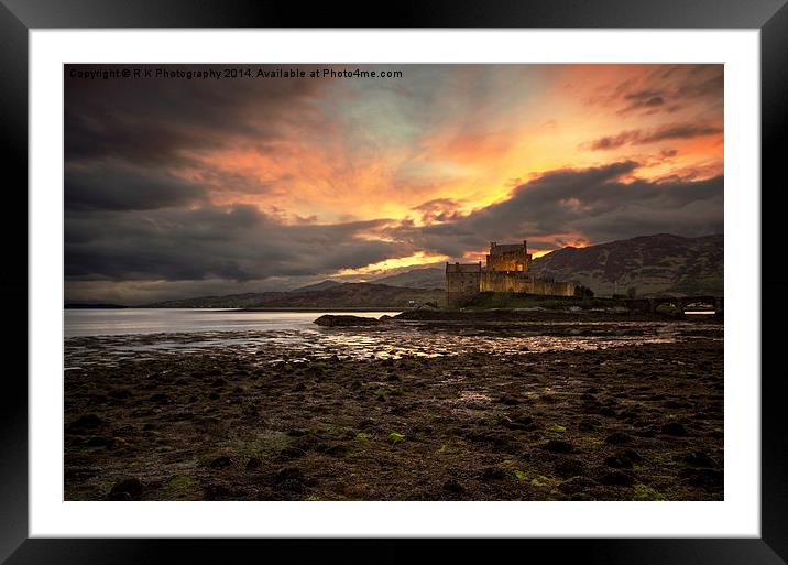 Eilean Donan Castle Framed Mounted Print by R K Photography