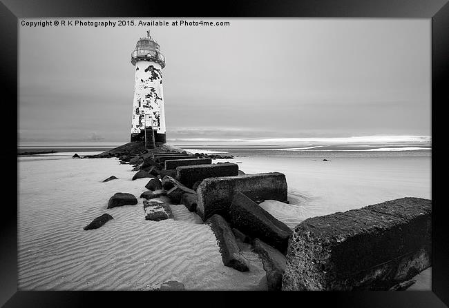  Talacre lighthouse  Framed Print by R K Photography
