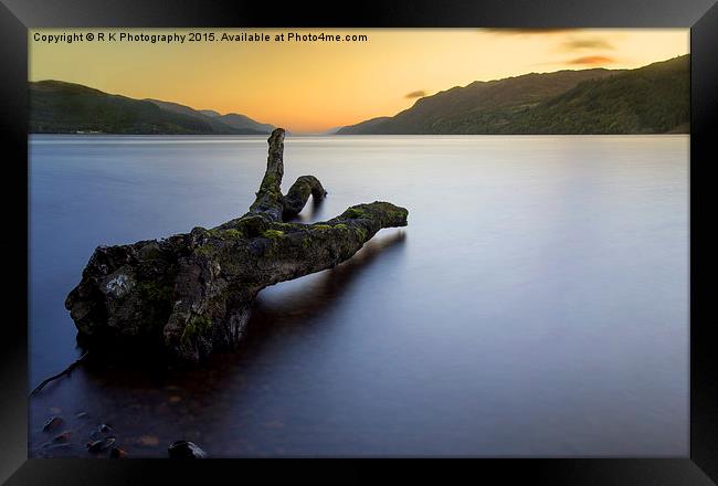  Loch Ness Framed Print by R K Photography