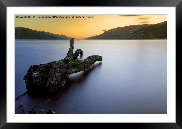  Loch Ness Framed Mounted Print by R K Photography