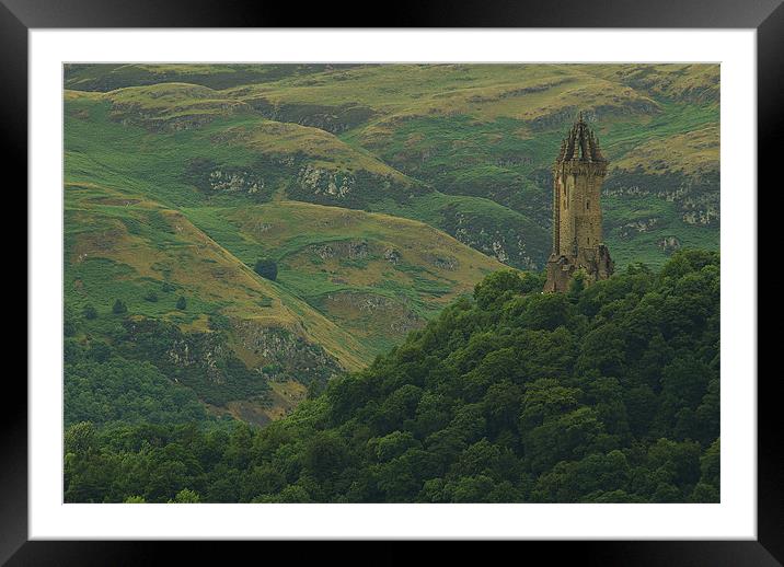 Wallace Monument Framed Mounted Print by R K Photography