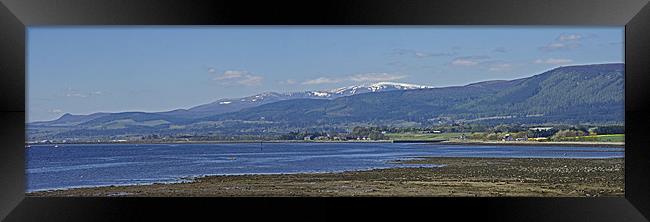 Snow on the mountains Framed Print by Jenny Brogden