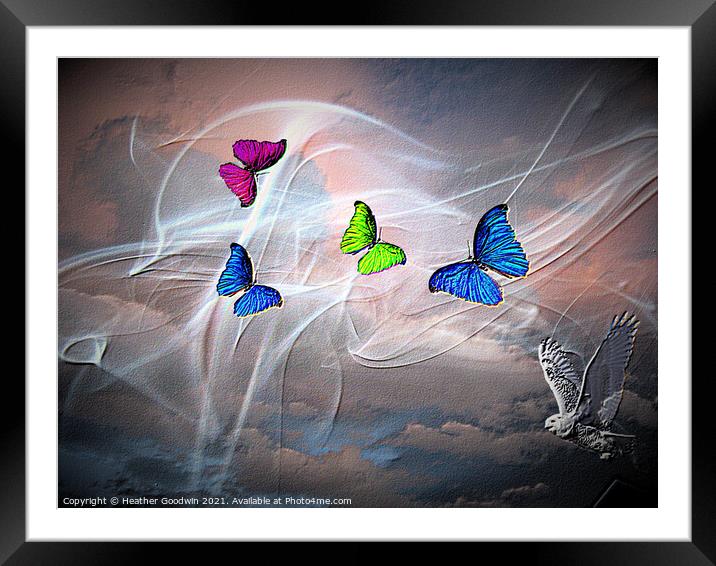 Warm Winds Framed Mounted Print by Heather Goodwin