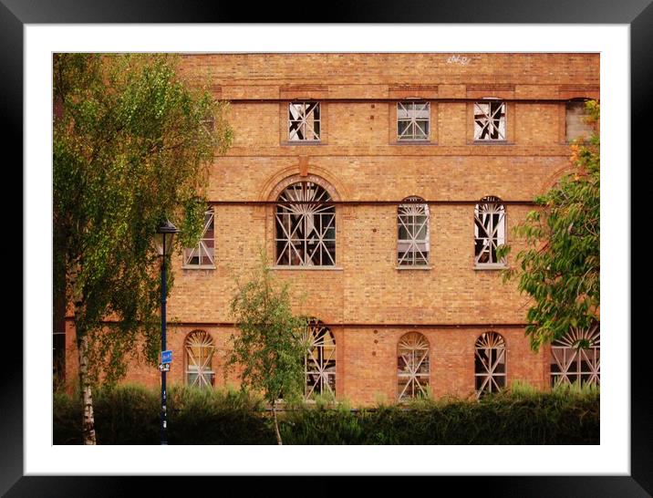 Old Abandoned Warehouse. Framed Mounted Print by Heather Goodwin