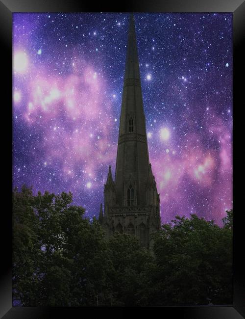Reaching for the Stars. Framed Print by Heather Goodwin