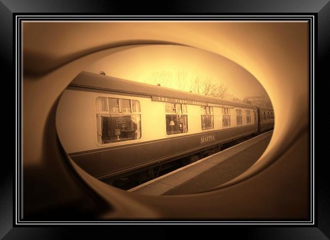Martha, Bitton Railway. Framed Print by Heather Goodwin