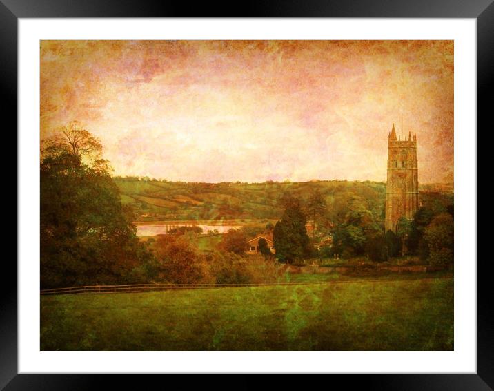 Little Church by the Lakeside. Framed Mounted Print by Heather Goodwin
