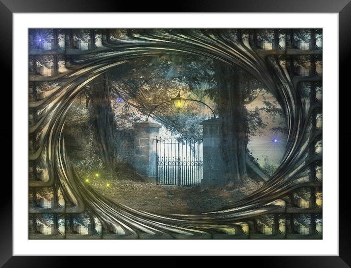 Vortex World. Framed Mounted Print by Heather Goodwin