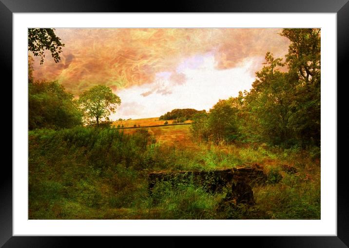 Rustic Silence. Framed Mounted Print by Heather Goodwin