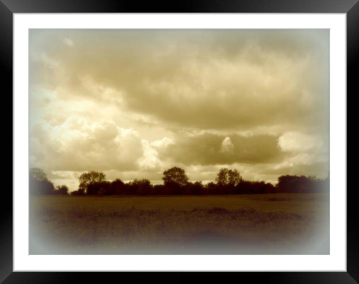  Felton Common, Somerset. Framed Mounted Print by Heather Goodwin