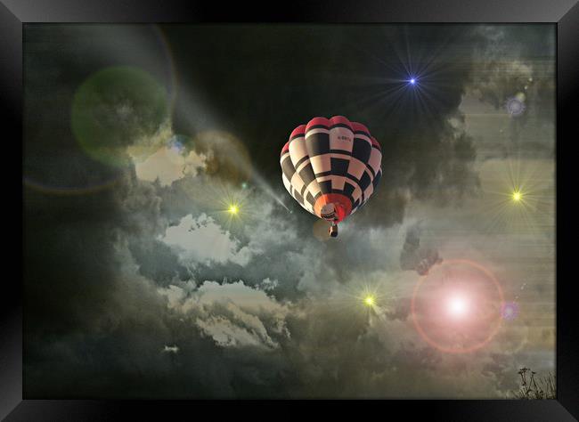 Up Up and Away. Framed Print by Heather Goodwin