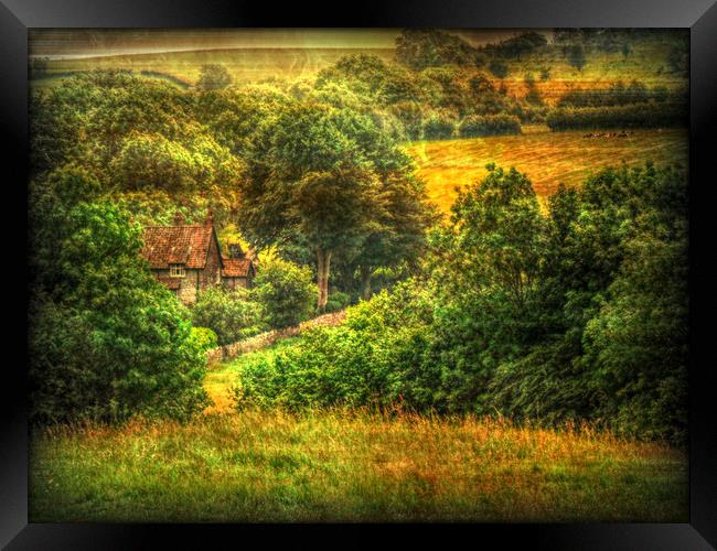 The Village. Framed Print by Heather Goodwin