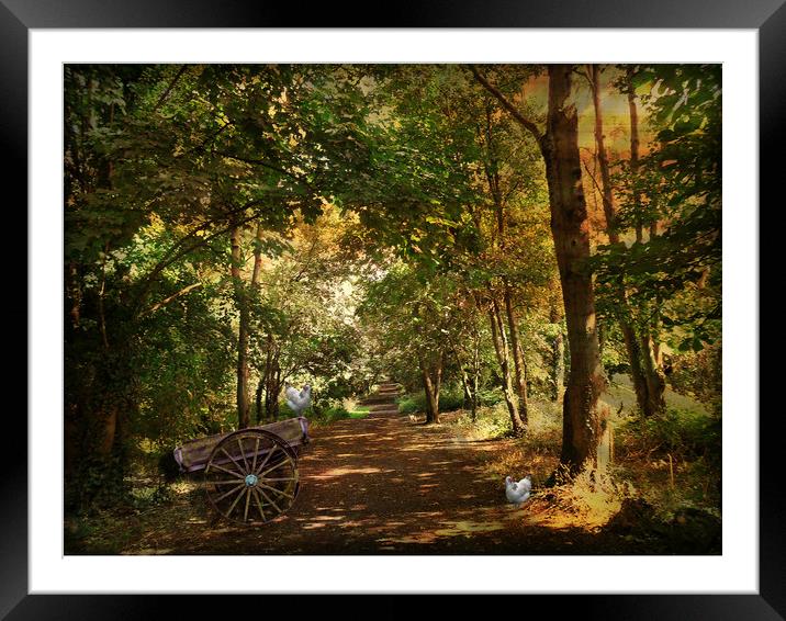 The Carriageway. Framed Mounted Print by Heather Goodwin