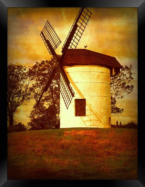 Allerton Windmill. Framed Print by Heather Goodwin