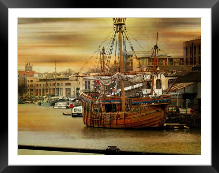 Shipshape and Bristol Fashion. Framed Mounted Print by Heather Goodwin