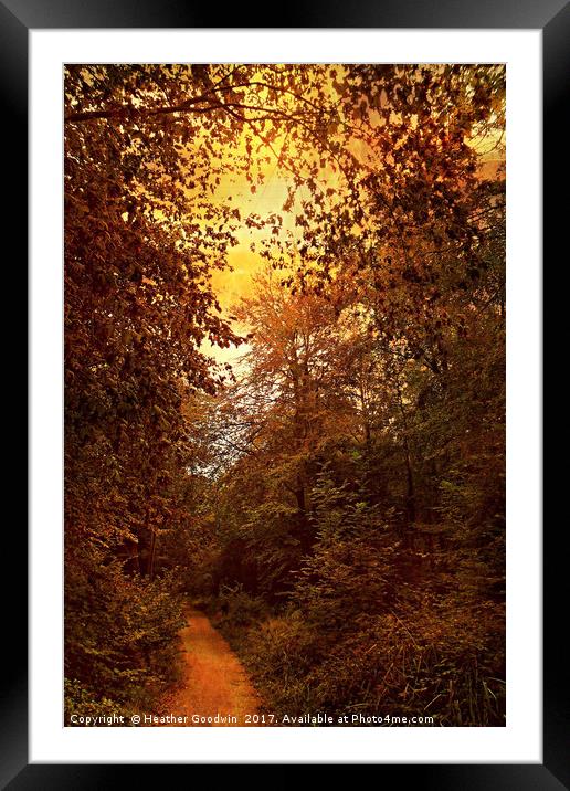 The Cool of Evening Framed Mounted Print by Heather Goodwin