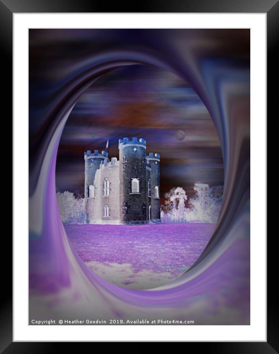 Castle Framed Mounted Print by Heather Goodwin