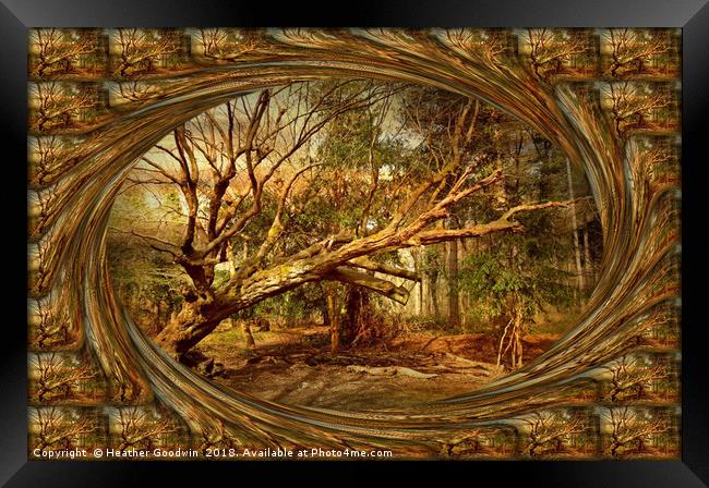 Winds of Time Framed Print by Heather Goodwin