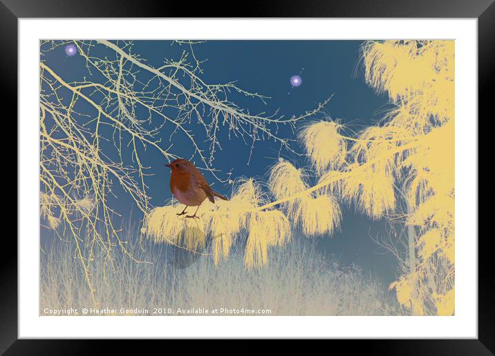 On a Cold and Frosty Morning Framed Mounted Print by Heather Goodwin