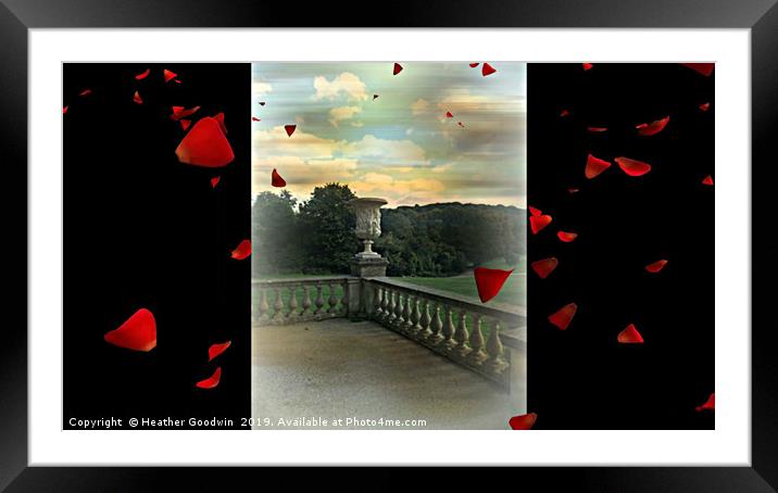 Romance Framed Mounted Print by Heather Goodwin