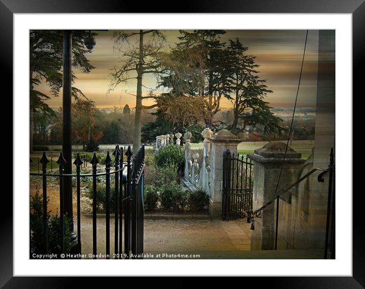 Ashton Court Framed Mounted Print by Heather Goodwin