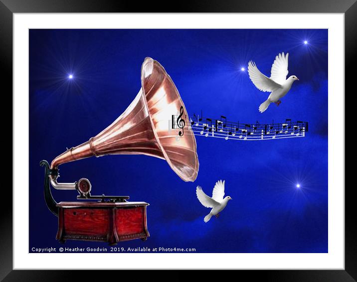 Dixie Melody Framed Mounted Print by Heather Goodwin